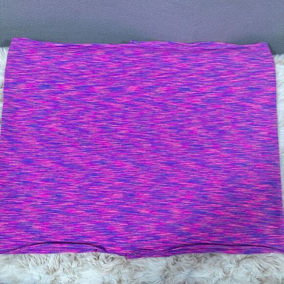 Ivivva Vinyasa Scarf Lululemon Village Chill Scarf Pink Purple Snap Closure Wrap - Picture 7 of 9